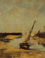 Boudin, Eugene - Trouville, the Jettys, Low Tide